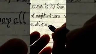 Handwriting E. A. Poe&rsquo;s &ldquo;The Coliseum&rdquo; Part 13