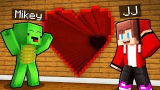 Mikey and JJ Found a Heart Tunnel in Minecraft (Maizen)