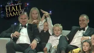 Ricciuto and Goodwin on HOF Couch