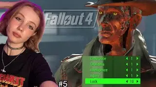 First Time Fallout 4 Playthrough Luck MAXED E5 Meeting Nick