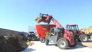 Wóz paszowy Sano TMR Profi Kompakt Classic 12 m³ w gospodarstwie Państwa Haliny i Henryka Domin