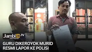 Guru yang Dikeroyok Siswanya di Jambi Resmi Lapor ke Polda