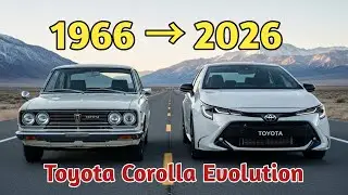 Toyota Corolla Evolution 1966&ndash;2026 | The Most Selling Brand