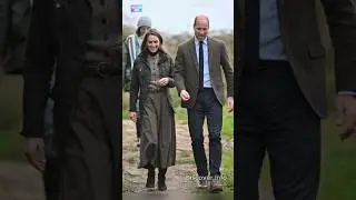 Kate Middleton & Prince William Visit a Flax Farm #shorts #britishroyalfamily #royalfamily