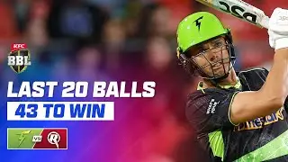 43 OFF 20! Green and Maddinson Power Thunder Past Renegades | #BBL15
