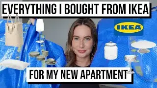 HUGE IKEA HAUL FOR MY NEW APARTMENT