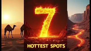Discover the 7 Hottest Places Around the Globe #HottestPlaces #ExtremeGeography #WorldClimate