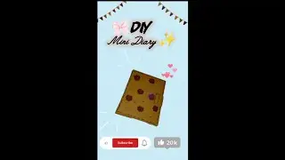 DIY Mini Diary Making | Cute & Aesthetic Handmade Mini Diary for YouTube 📔✨ #DIYideas #minidiary 