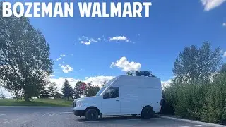 Бундокинг в Walmart в Бозмене | Приключения в Монтане | Жизнь в фургоне для женщин-одиночек