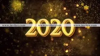 Create New Year 2020 Business Video Greetings with your own logo