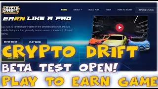 Crypto Drive Unlimited - BETA Test now OPEN !! Upcoming 3D Car Race Play to Earn Game (Tagalog)
