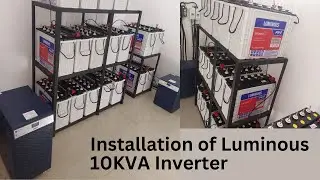 Luminous 10kva UPS Installation Guide | Easy Setup in 10 Minutes #inverter #ups #upsbattery