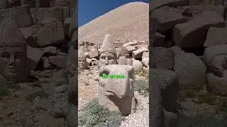 Stone Gods of Mount Nemrut in Turkey 👑🗿 | #mountnemrut #turkey #ancientruins