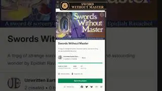 Financement : Swords Without Master (VO)