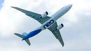 PARIS AIR SHOW 2019 | Beautiful Airbus A330neo AMAZING Flight Display!