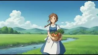The Peaceful Countryside Life of a Girl - 2🌾 | Ghibli-Style