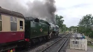 SR no 34059 Sir Archibald Sinclair Departure Sheffield Park for East Grinstead