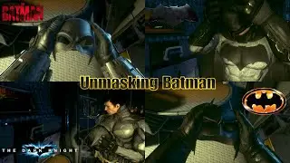 Unmasking Cowl with Iconic DLC Skins (Battinson, The Dark Knight, ...) Batman Arkham Knight
