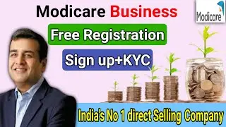 How to register in modicare business online in Mobile || Free registration || Explained in Hindi.