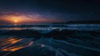 Powerful Ocean Waves Sound For Sleeping 🌊 Continuous Ocean Wave To Help You Sleep over 10 Hours
