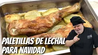Paletillas de lechal al estilo de La Rioja para Navidad - Recetas de Javier Romero
