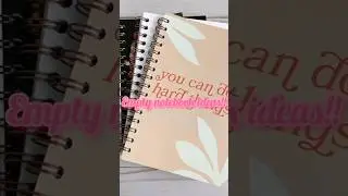 Empty notebook ideas♡ #aesthetic #fypシ #edit #trending #Sunshine_slopes