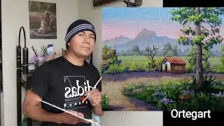 pintemos PAISAJE fácil Con CASA. ACRÍLICO. nivel principiante. 🖼️🎨