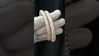 Beautiful gold plated sip kade P.690+ship#like #online #jewellery #kade #sip #gold #reel #viralvideo