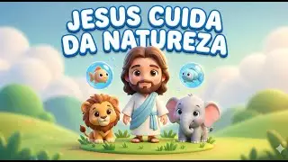 Uma Linda História Infantil Cristã 🎶 | Jesus e Toda a Criação