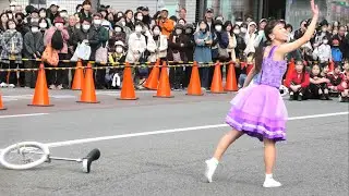 一輪車パフォーマンス  第69回静岡まつり 追手町会場（2025.04.05）