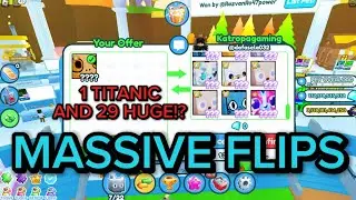 Trading Montage #57 | 💎TITANIC AND 29 EXPENSIVE HUGE!? 💎 | Pet Simulator X | Roblox