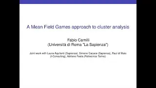 ML and MFG seminar (2022-08-22) Fabio Camilli