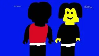 Stewart (Classic Lego) sees his sister Jennifer as a werewolf Art Comic Dub by J.A. Ealy (AAP)