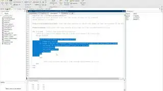 Nested Loop Matlab Example