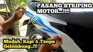 Cara Memasang Striping Motor Beat FI dengan Rapi & Tanpa Gelembung!