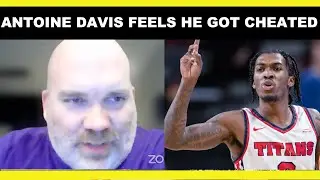 Antoine Davis of Detroit Mercy feels he got cheated.