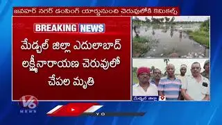 Medchal Pond Faces Massive Fish Death Due to Chemical Contamination | V6 Digital