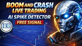 BOOM & CRASH LIVE TRADING 🔴 | AI Spike Detector | FREE SIGNALS (Entry, Exit & SL)