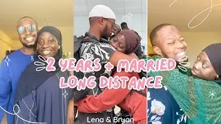 2 Years of Long Distance Dating… Now Long Distance Marriage! 😭❤️#longdistancecouple #love