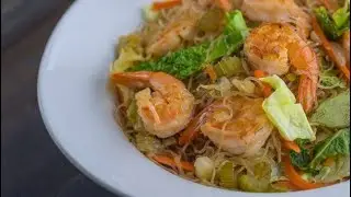 Shrimp Pancit Bihon - Panlasang Pinoy