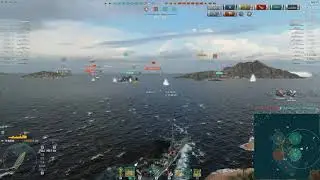 Amazing game in Gaede. 9 kills with 150mm.