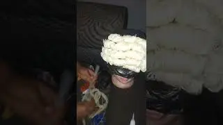 lawyer's wig made with wool #everyone  #youtubeshorts