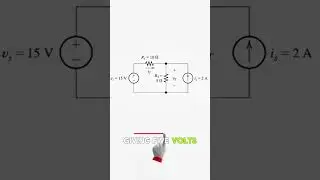 superposition principle #circuit #circuitanalysis #electronics #circuit #learningelectronics