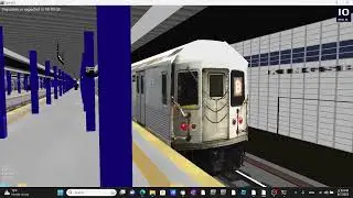 Openbve Silver R42 B train Arriving & Departing at Kingsbridge Road