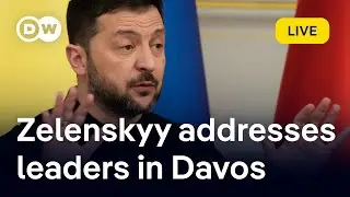 Live: Zelenskyy speaks at World Economic Forum in Davos | DW News