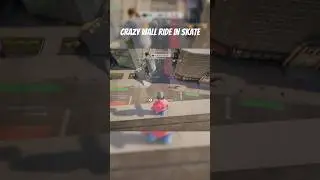 CRAZY WALL RIDE IN SKATE #skate #shorts #viral