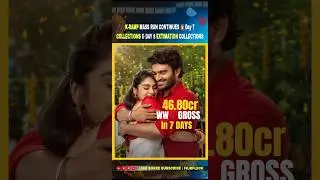 K-RAMP Day 7 Collections | Day8 Extimation #kiranabbavaram#collections #krampmovie#shortsfeed#shorts