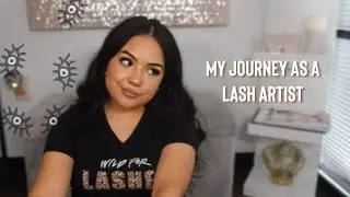 my journey in the eyelash extension industry | becoming a lash artist