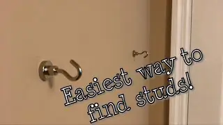 Easy way to find studs using a magnet