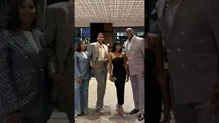 🌟 Легенда НБА Мэджик Джонсон с женой Куки и тремя очаровательными детьми